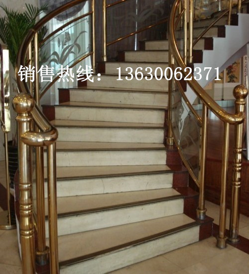 彩色不锈钢楼梯护栏管