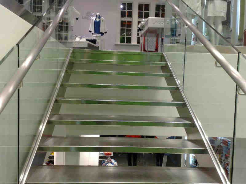 不锈钢楼梯矩形护栏管