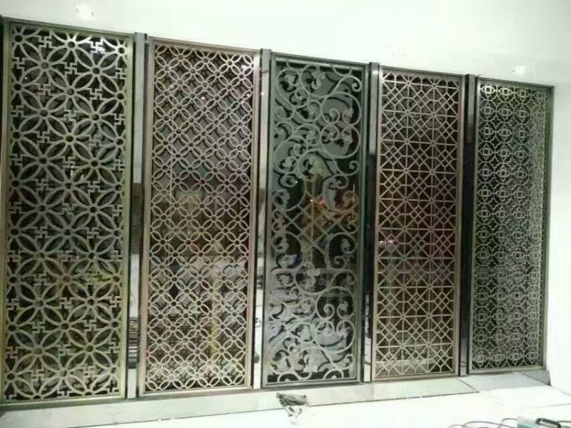 不锈钢金属花格隔断是当今室内装饰中首选 不锈钢金属花格隔断是当今室内装饰中首选