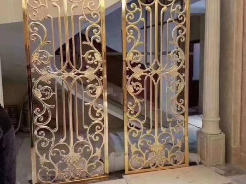 现代不锈钢屏风不同场所有不同作用和美观。 现代不锈钢屏风不同场所有不同作用和美观。