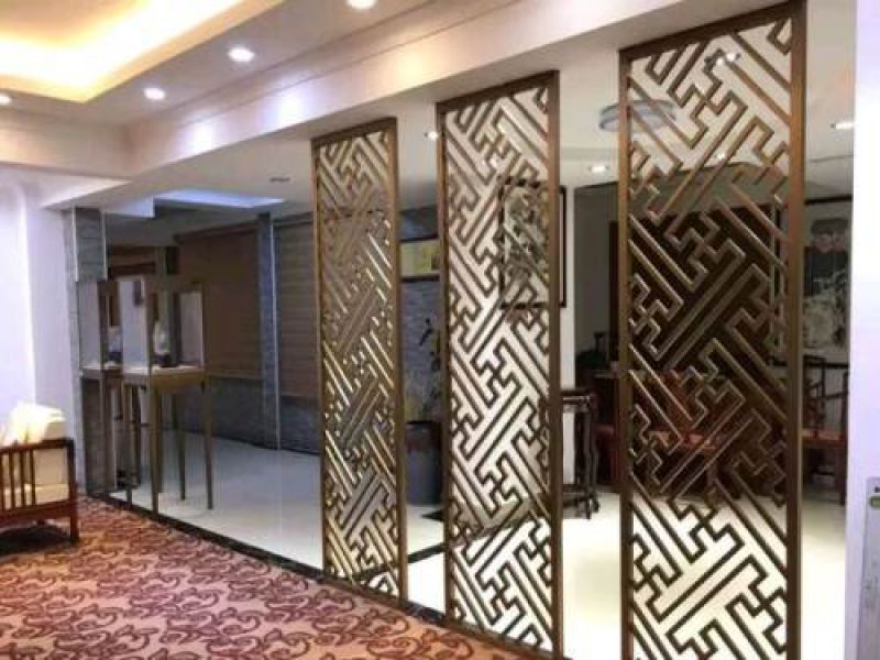 家居巧用不锈钢隔断屏风