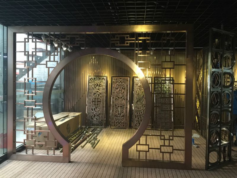 制作不锈钢屏风常用的几种颜色