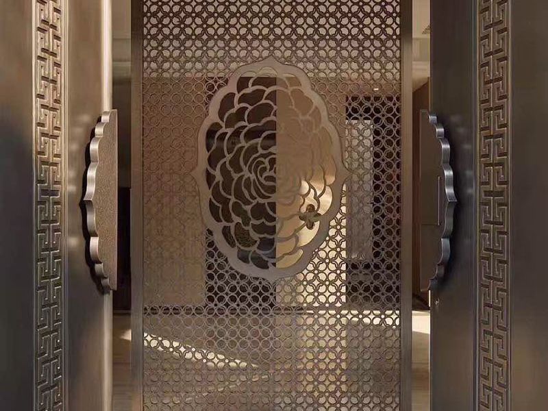 了解下不锈钢花格隔断的装饰性应用