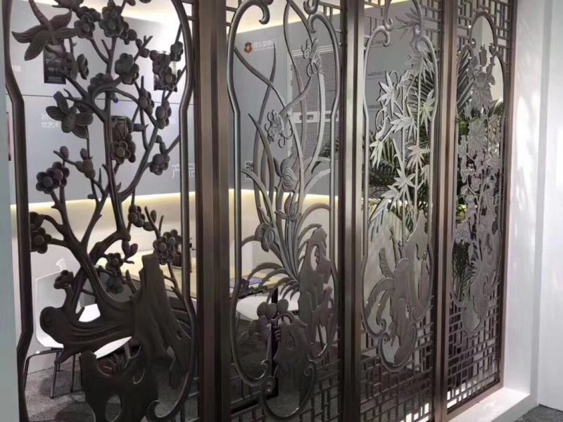 2022流行的不锈钢屏风隔断装饰，看完这里一定值得拥有?