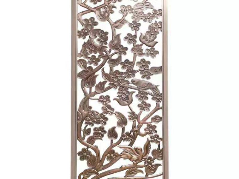 为什么不锈钢仿铜屏风装饰很多人喜欢