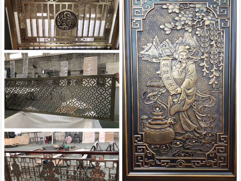 不锈钢屏风风格和颜色选择